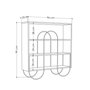 Hanah Home Norfolk Consola Blanca 96x99x25.5 cm